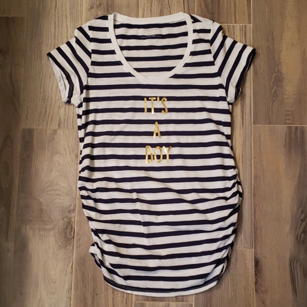 Motherhood Maternity It's A Boy Skirt